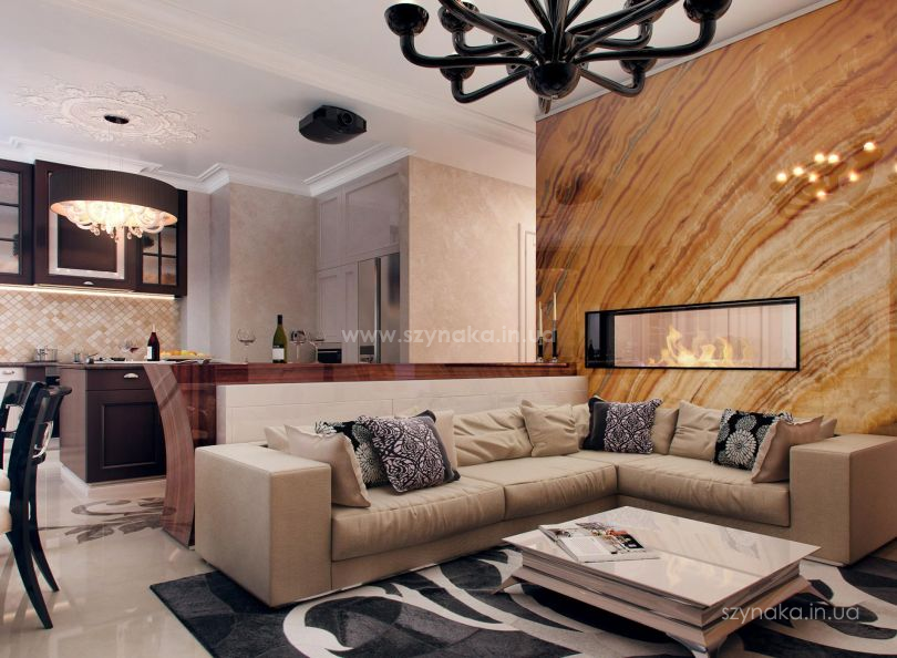 Диван в гостиной Диван в гостиной