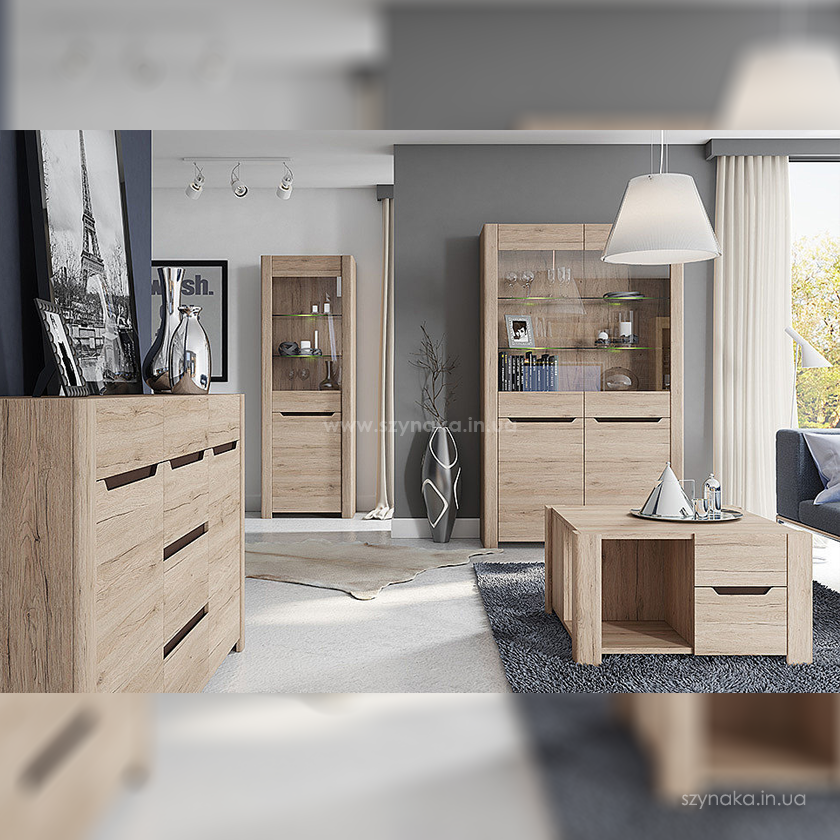 Витрина 1д Szynaka Desjo 01 со стеклом Витрина 1д Szynaka Desjo 01 со стеклом