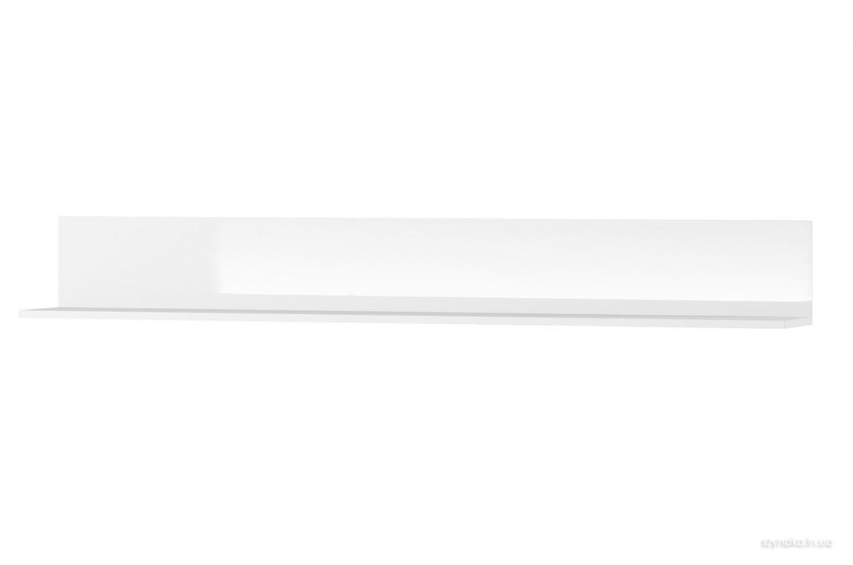 Полка навесная Selene 24 цвет белый Полка навесная Selene 24 цвет белый